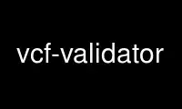Voer vcf-validator uit in de gratis hostingprovider van OnWorks via Ubuntu Online, Fedora Online, Windows online emulator of MAC OS online emulator