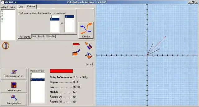 Téléchargez l'outil Web ou l'application Web Vector_X: Vector Calculator à exécuter sous Linux en ligne