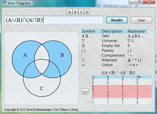 Download web tool or web app Venn Visualizer to run in Windows online over Linux online