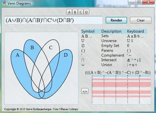 Download web tool or web app Venn Visualizer to run in Windows online over Linux online