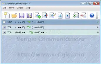 Download web tool or web app Verigio - Multi Port Forwarder