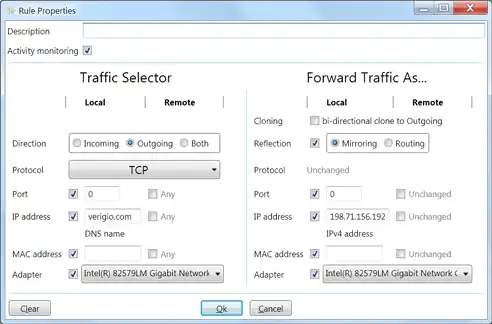 Download web tool or web app Verigio - Multi Port Forwarder