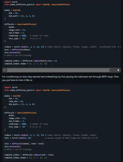 Download web tool or web app Video Diffusion - Pytorch