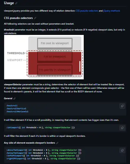 Descargue la herramienta web o la aplicación web viewport.jquery