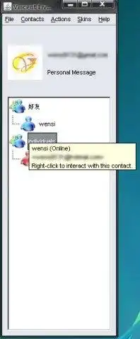 Download web tool or web app Vincent Live Messenger