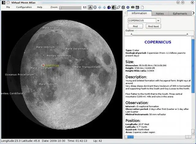 Tải xuống công cụ web hoặc ứng dụng web Virtual Moon Atlas