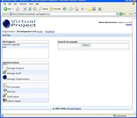 Download web tool or web app Virtual Project - Project Management