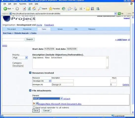 Download web tool or web app Virtual Project - Project Management