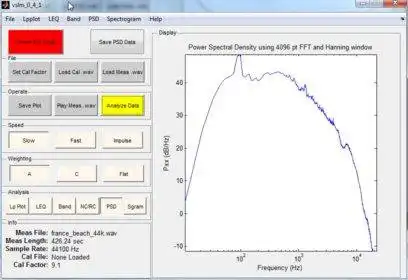 Download web tool or web app Virtual Sound Level Meter to run in Windows online over Linux online