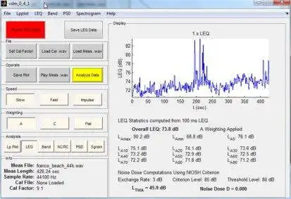 Download web tool or web app Virtual Sound Level Meter to run in Windows online over Linux online