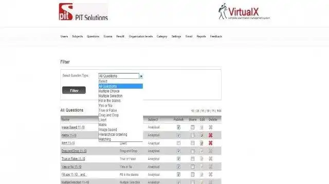 Baixe a ferramenta ou aplicativo da web VirtualX - Sistema de exames online