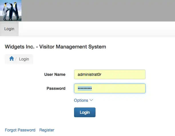 Download web tool or web app Visitor ID Management System