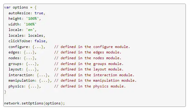 Download web tool or web app vis-network