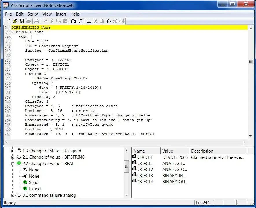 Download web tool or web app Visual Test Shell for BACnet