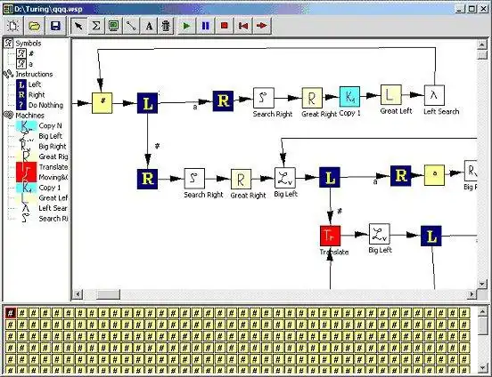 Download web tool or web app Visual Turing Machine to run in Windows online over Linux online