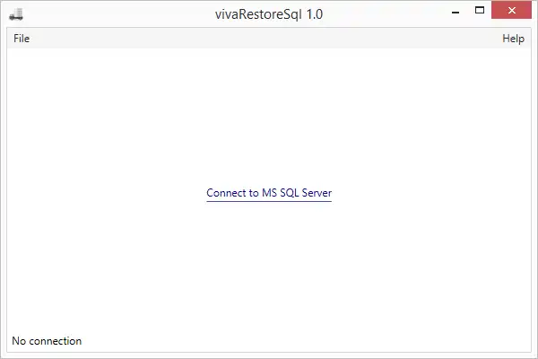 Download web tool or web app vivaRestoreSql