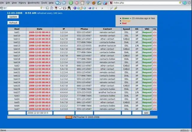 Download web tool or web app VNCTracker