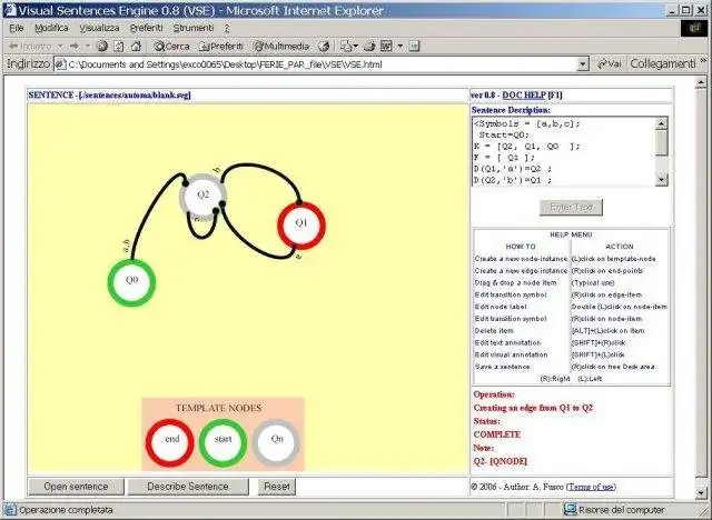 Download web tool or web app VSE - Visual Sentences Engine