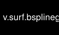 Run v.surf.bsplinegrass in OnWorks free hosting provider over Ubuntu Online, Fedora Online, Windows online emulator or MAC OS online emulator