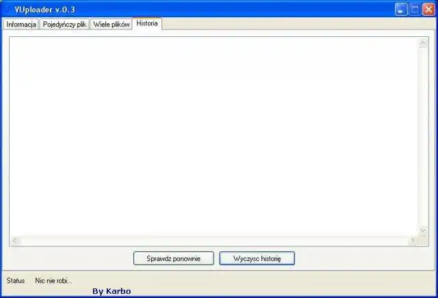 Download web tool or web app VUploader