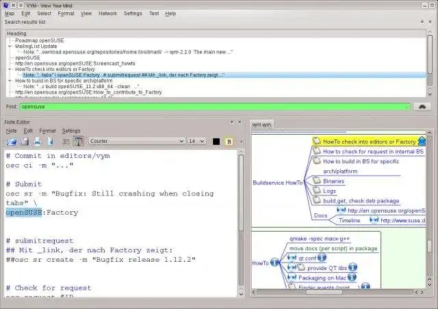 Descargue la herramienta web o la aplicación web vym - visualice su mente