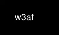 Run w3af in OnWorks free hosting provider over Ubuntu Online, Fedora Online, Windows online emulator or MAC OS online emulator