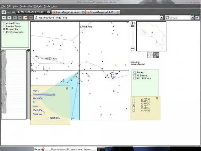 Download web tool or web app Waire Wireless link/frequency planner