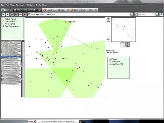 Download web tool or web app Waire Wireless link/frequency planner