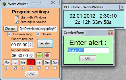 Download web tool or web app WakeWorker