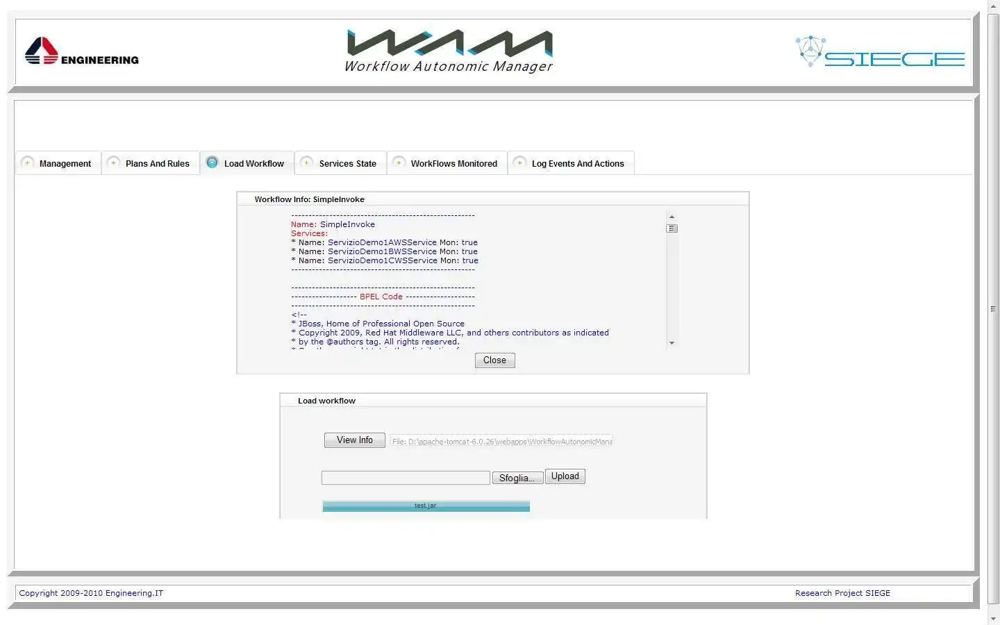 Download web tool or web app WAM