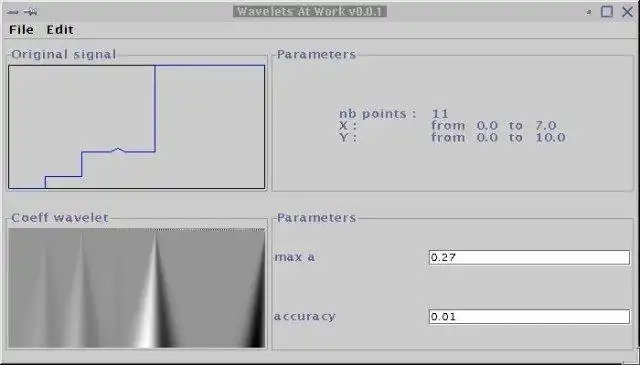 Download web tool or web app Wavelets At Work to run in Linux online