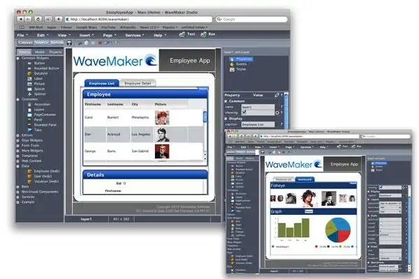 Download web tool or web app WaveMaker - Web Development Made Easy