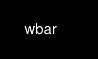 Run wbar in OnWorks free hosting provider over Ubuntu Online, Fedora Online, Windows online emulator or MAC OS online emulator