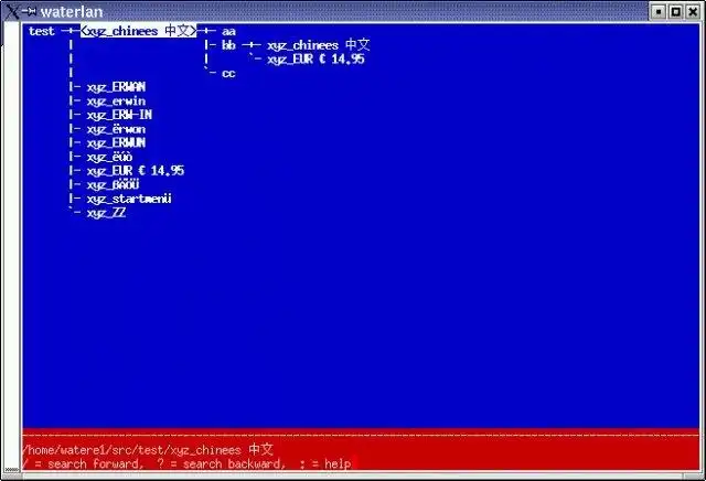 Download web tool or web app wcd - chdir for DOS and Unix