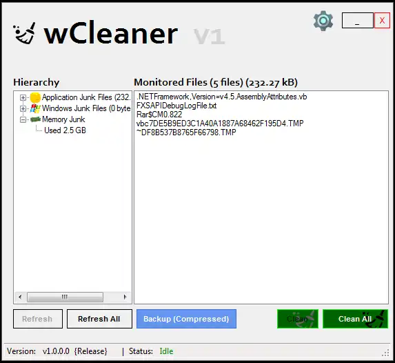 Download web tool or web app wCleaner