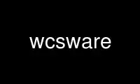 Run wcsware in OnWorks free hosting provider over Ubuntu Online, Fedora Online, Windows online emulator or MAC OS online emulator