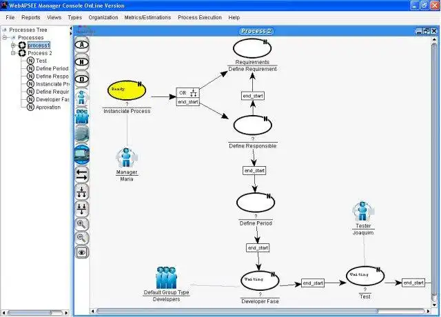 Download web tool or web app WebAPSEE - Flexible Process Management to run in Windows online over Linux online