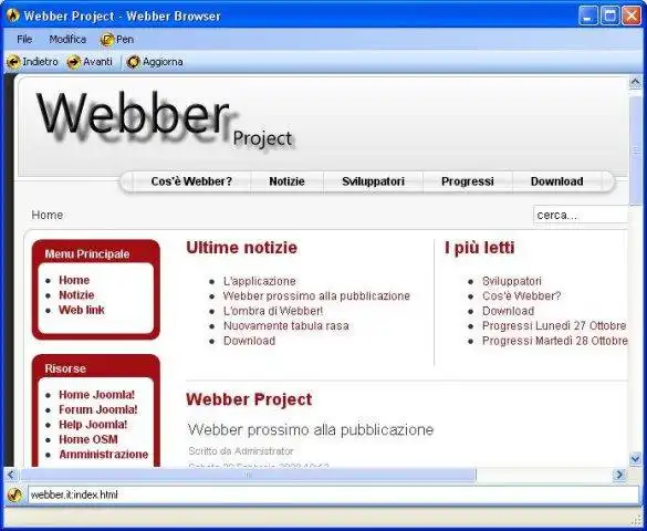 Download web tool or web app Webber: Project