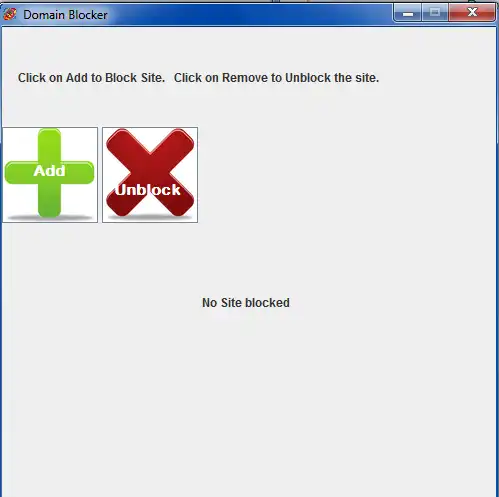 Download web tool or web app Web Blocker