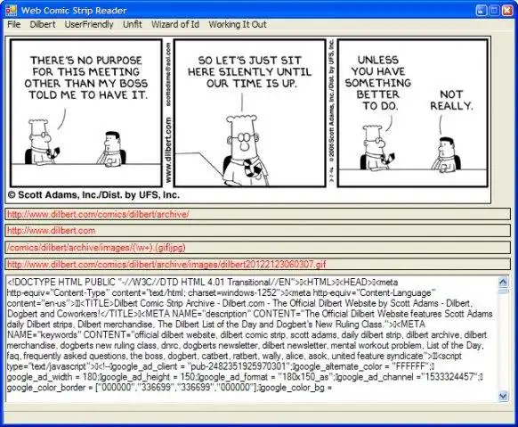 Download web tool or web app Web Comic Strip Reader