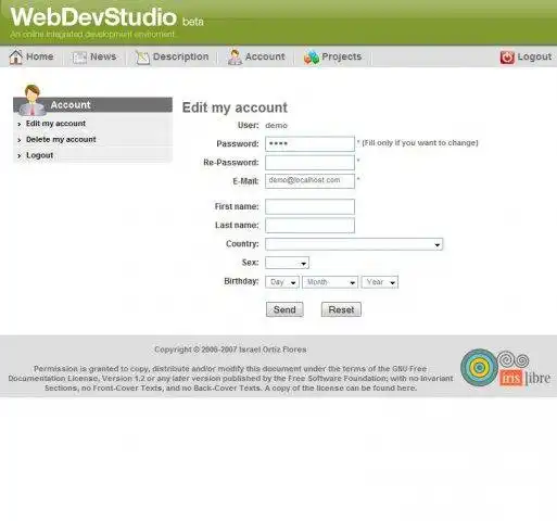 Descargue la herramienta web o la aplicación web WebDevStudio