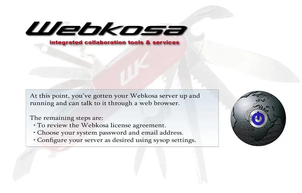 Download web tool or web app Webkosa