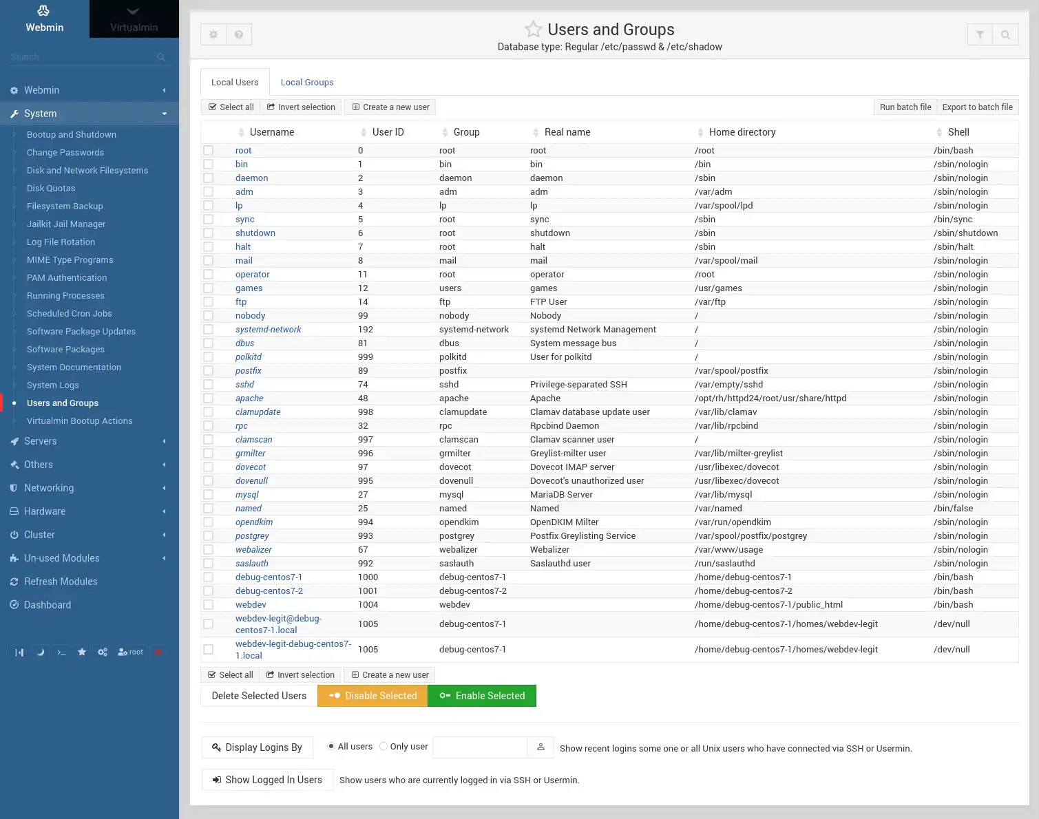 Download web tool or web app Webmin