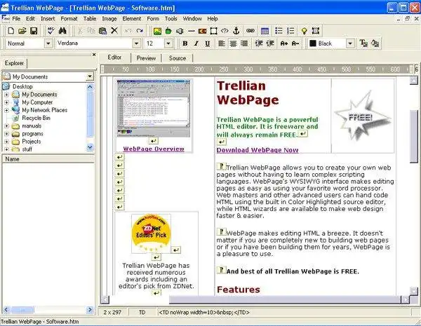 Download web tool or web app Webpage - HTML editor