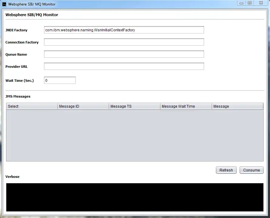 Download web tool or web app Websphere SIB/ MQ Monitor