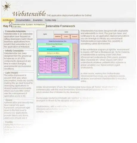 Download web tool or web app Webstensible