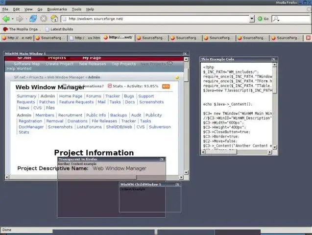 Download web tool or web app Web Window Manager