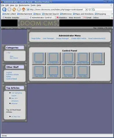 Download web tool or web app Web Wrench/DOOM CMS