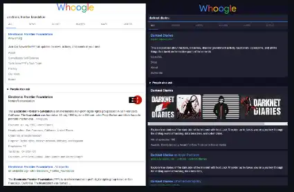 ウェブ ツールまたはウェブ アプリのダウンロード Whoogle 検索