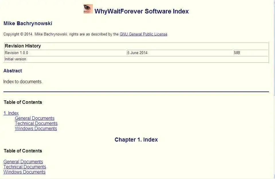 Download web tool or web app WhyWaitForever Documents